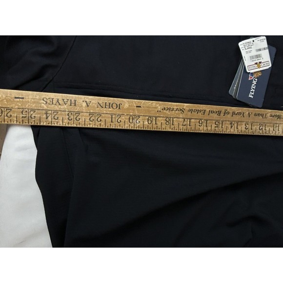 FLYING CROSS Mens Short-sleeve Shirt With Patch NAVY XL - Picture 9 of 12